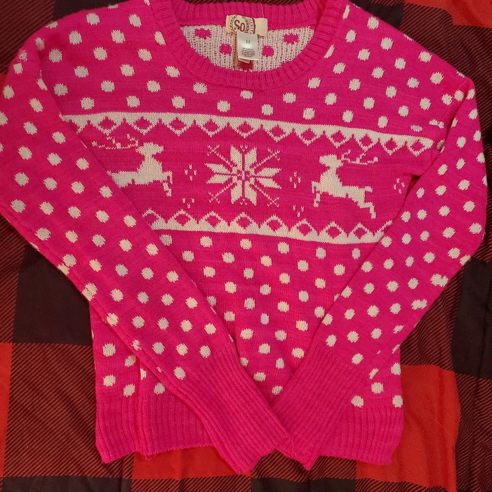 Christmas crop sweater